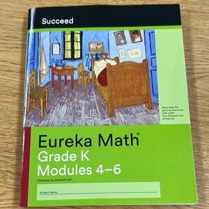 EUREKA MATH Grade K SUCCEED Modules 4-6 Workbook 2018 Great Minds